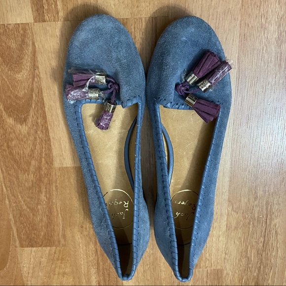 NWOB Jack Rogers Grace Tassel Loafers Suede - Picture 2 of 16